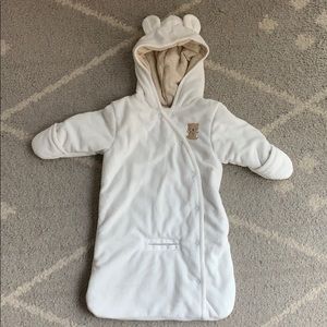 Carters infant Bunting snowsuit with bear ears
